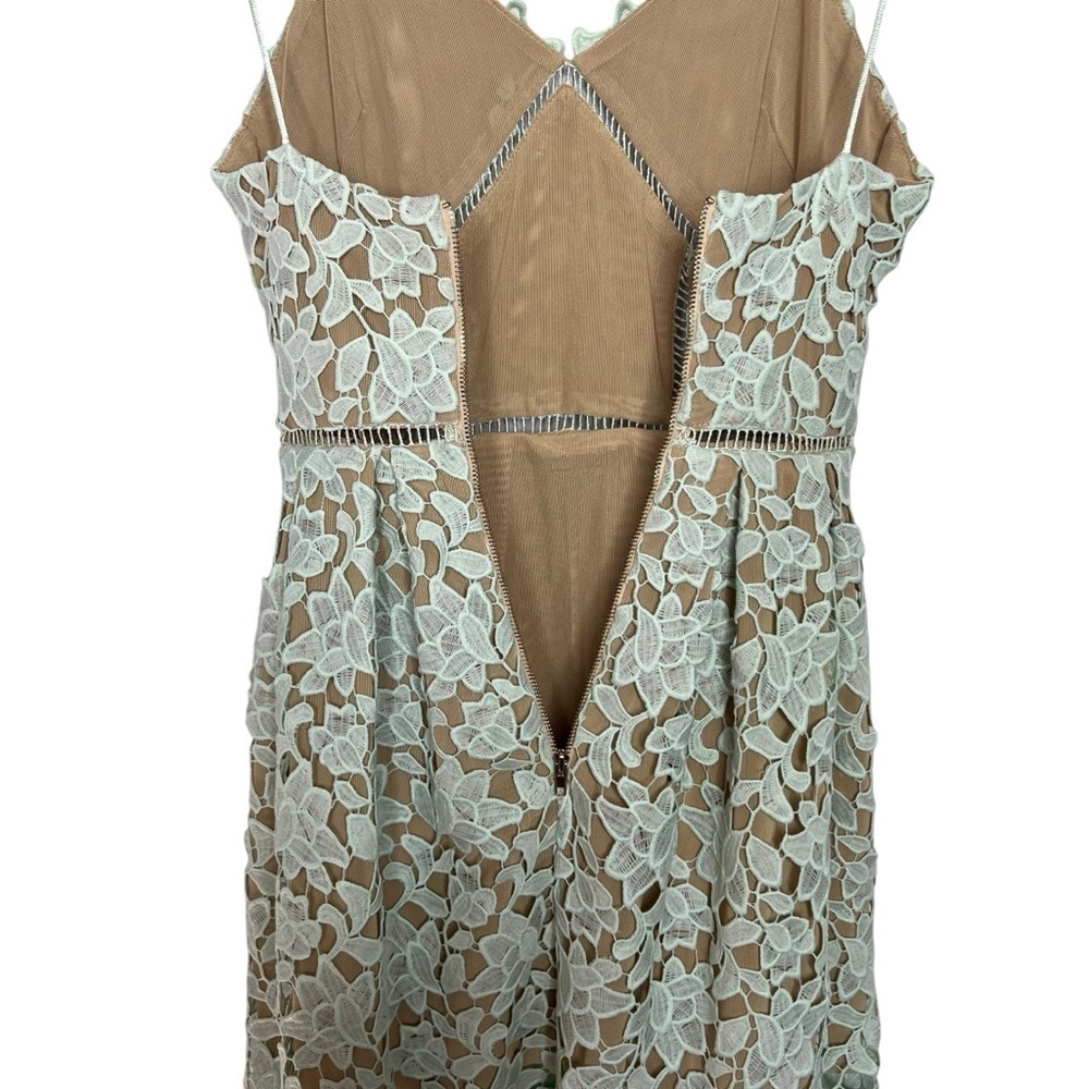 Self Portrait Azalea Dress Mint Green Size 2 NEW - Picture 14 of 16